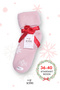 Snow Patterned Winter Women's Thermal Ribbed Ankle Warm Thick Socks Set - 3 Pairs - 2