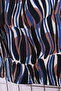 Women's Plus Size Skirt Pleated Boat Neck Patterned Mother Blouse - 3