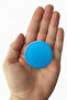 5 Pcs Blue Kids Room Furniture Handle Set - Abs Plastic Single Button Cabinet and Drawer Handles - 6