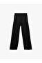 Ribbed Comfortable Fit Ribbed Anthracite Women's Sweatpants 6Wal40084Ik