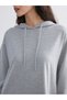 Vizyon New Season Hooded Sweatshirt Dress - 4