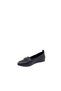 Black V Buckle Stone Women's Ballerina Shoes - 3