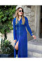 New Season Women's Maxi Viscose Dress Front Zipper Long Sleeve Two Thread