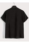 Women's'Cat Friendly' Printed Oversize Black and White T-Shirt - 7