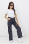 Girls' Ribbon Embroidered Basic Jeans Denim Jean Casual Style Kids