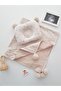 Heart Big Pompom Baby Blanket and Pillow Set 85X90