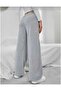 gray women's baggy plus size sportswear quality loose fit stretchy comfortable fabric sweatpants237 - 3