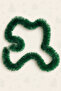 Thick Green Glitter Garland – Christmas Tree and Party Celebration Neck Decoration 175 cm - 1 Piece - 4
