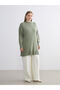 Özmarka New Season Stand Collar Women's Knitwear Tunic - 4