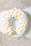 Giraffe Pattern Ergonomic Neck Pillow - Cute Yellow and White Travel Pillow for Kids & Adults - 2