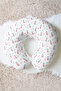 Baby Bottle Pacifier Star Patterned Cotton Neck Pillow - Pastel Pink Mint Children's Themed Travel Pillow - 6