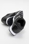 Women's Anorak Lace-Up Sneakers Black White - 4