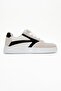 Women's Anorak Sneakers WHITE BLACK - 2
