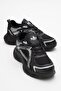 Women's Anorak Sneakers BLACK SILVER