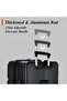 Lightweight Hardshell Luggage 3Pcs Set, Front Opening Carry On Suitcase, Bottle Holder - 6
