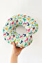 Colorful Dinosaur Themed Cotton Neck Pillow - Green Orange Travel Pillow with Fun Pattern - 6