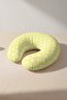 Star Patterned Cotton Neck Pillow - Yellow White Kids & Adult Travel Pillow - 4
