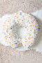 Cute Forest Animals Cotton Neck Pillow - Pastel Yellow Grey Kids & Adults Travel Pillow