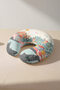 City Themed Cotton Neck Pillow - Soft Travel Pillow with Pastel Colored Landscape Pattern - 7