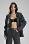 Women's Lace Applique Detailed Design Blazer Jacket - 2