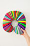 Colorful Striped Ergonomic Neck Pillow - Vibrant Multicolor Design Soft Travel Pillow - 4