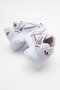 Women's Anorak Sneakers WHITE BLACK - 4