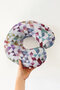Ergonomic Neck Pillow with Geometric Pattern - Modern Multi-Colored Soft Travel Pillow - 6