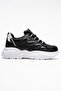 Yan Ring Patterned Women's Sports Shoes Black White - 2