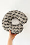 Ethnic Arrow Pattern Neck Pillow - Geometric Black Beige Adult Travel Pillow - 5