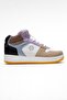 Lace-Up Women's Sneakers White Lila Black - 2