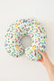 Tropical Animal Figure Neck Pillow - Colorful Striped Pattern Kids & Adults Travel Pillow - 7