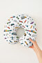 Cotton Neck Pillow with Vehicle Figure - Colorful Vehicle Patterned Travel Pillow for Children & Adults - 7