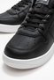 Lace-Up Women's Sports Shoes Black White Sole - 3
