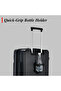 Lightweight Hardshell Luggage 3Pcs Set, Front Opening Carry On Suitcase, Bottle Holder - 5