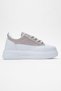 Women's Anorak Sports Shoes White Gray - 2