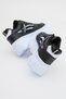 Women's Lace-Up Anorak Sneakers Black White - 4