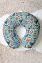 Sea-Themed Cotton Neck Pillow - Kids & Adults Adventure Blue Orange Travel Pillow - 7
