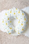Giraffe Patterned Cotton Neck Pillow - Cute Cloud Yellow Blue Children & Adult Travel Pillow - 6