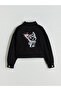Ozmarka New Season Kuromi Printed Girl's Jean Jacket - 4