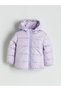 İzr New Season Hooded Long Sleeve Girls' Coat
