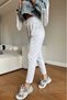 Women's Combed Cotton Elastic Waist Women's Tracksuit - 5
