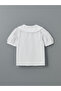 Alita City Lcw Kids White Poplin Plain Standard & Regular Girls' Shirt with a Difference - 2