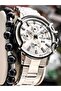 Functional Men's Wristwatch,Certified,Warranty, Silver White Steel Band Bracelet - 5