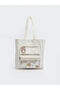Cey New Season Bear Printed Girl's Shoulder Bag