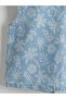 Floral Girl's Crop Jean Blouse (S5) - 3