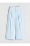 Nevavm Girls' Pleated Pants with Elastic Waist and Difference in Color