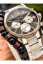 Men's Wristwatch, with Calendar, Functions Active, Silver Steel Band, with Bracelet Gift - 5
