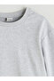 Özmarka New Season Crew Neck Basic Boys' Sweatshirt - 2