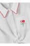 Lcw Kids Comfortable Fit Floral Embroidered Girls' Shirt (S5) - 4