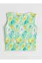 Esvab • Modern & Distinctive Zero Roba Collar Floral Girl's Blouse - 3
